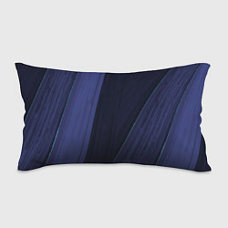 Подушка-антистресс Синие и тёмные полосы, цвет: 3D-принт