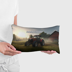 Подушка-антистресс Farming Simulator - Красный трактор, цвет: 3D-принт — фото 2