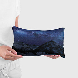 Подушка-антистресс Снежные горы и космос, цвет: 3D-принт — фото 2