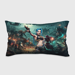 Подушка-антистресс Arcane league of legends Jinx с пистолетом, цвет: 3D-принт