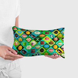 Подушка-антистресс Марио паттерн, цвет: 3D-принт — фото 2
