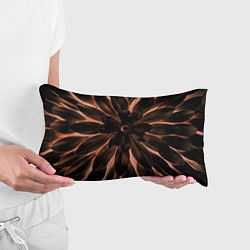 Подушка-антистресс Тёмный цветочный паттерн, цвет: 3D-принт — фото 2