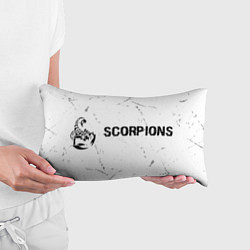 Подушка-антистресс Scorpions glitch на светлом фоне: надпись и символ, цвет: 3D-принт — фото 2
