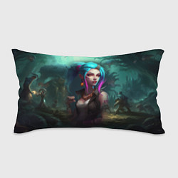 Подушка-антистресс Jinx fantasy art Arcane League of Legends, цвет: 3D-принт