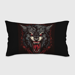 Подушка-антистресс Злой серый волк, цвет: 3D-принт