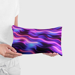 Подушка-антистресс Неоновые волны, цвет: 3D-принт — фото 2
