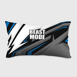 Подушка-антистресс Beast mode - blue sport, цвет: 3D-принт