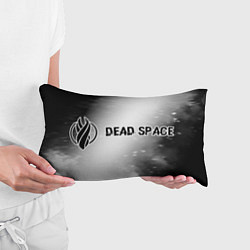 Подушка-антистресс Dead Space glitch на светлом фоне: надпись и симво, цвет: 3D-принт — фото 2