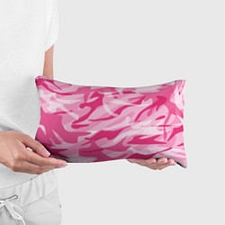 Подушка-антистресс Камуфляж в розовом, цвет: 3D-принт — фото 2