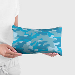Подушка-антистресс Камуфляж военный синий, цвет: 3D-принт — фото 2