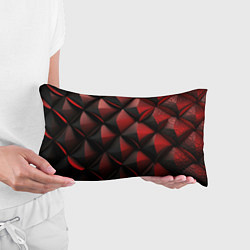 Подушка-антистресс Объемная текстура красная кожа, цвет: 3D-принт — фото 2