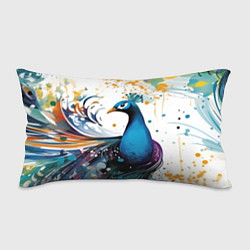 Подушка-антистресс Краски, павлин, цвет: 3D-принт