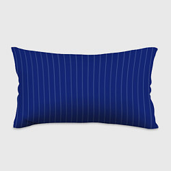 Подушка-антистресс Полосатый насыщенный синий, цвет: 3D-принт