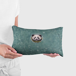 Подушка-антистресс Милая мордочка панды с бамбуком, цвет: 3D-принт — фото 2