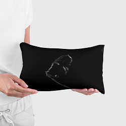 Подушка-антистресс Хищник на черном фоне, цвет: 3D-принт — фото 2