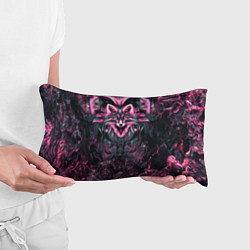 Подушка-антистресс Розовый лис в стиле арт, цвет: 3D-принт — фото 2