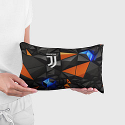 Подушка-антистресс Juventus orange black style, цвет: 3D-принт — фото 2