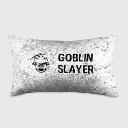 Подушка-антистресс Goblin Slayer glitch на светлом фоне: надпись и си, цвет: 3D-принт