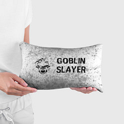 Подушка-антистресс Goblin Slayer glitch на светлом фоне: надпись и си, цвет: 3D-принт — фото 2