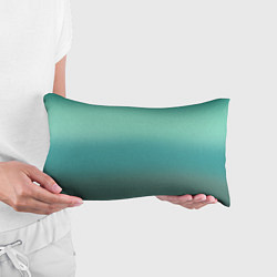 Подушка-антистресс Бирюзовый фон градиент, цвет: 3D-принт — фото 2