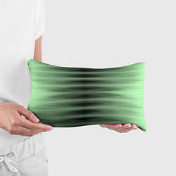 Подушка-антистресс Зеленый полосатый градиент, цвет: 3D-принт — фото 2
