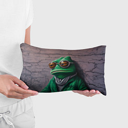 Подушка-антистресс Уставшная лягушка Пепе, цвет: 3D-принт — фото 2