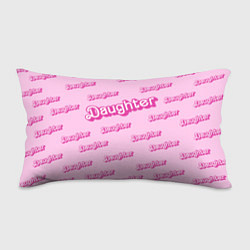 Подушка-антистресс Дочь в стиле барби - розовый паттерн, цвет: 3D-принт