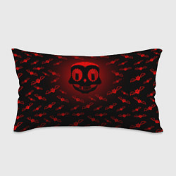 Подушка-антистресс Красная черепушка, цвет: 3D-принт