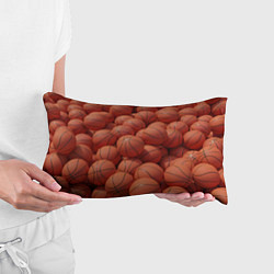 Подушка-антистресс Узор с баскетбольными мячами, цвет: 3D-принт — фото 2