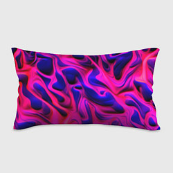 Подушка-антистресс Pink blue abstract, цвет: 3D-принт