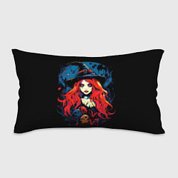 Подушка-антистресс Ведьма с красными волосами, цвет: 3D-принт
