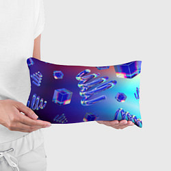 Подушка-антистресс Фигуры на градиенте, цвет: 3D-принт — фото 2