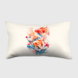 Подушка-антистресс Золотые бойцовые рыбки, цвет: 3D-принт