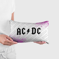 Подушка-антистресс AC DC rock legends по-горизонтали, цвет: 3D-принт — фото 2