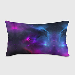Подушка-антистресс Бескрайний космос фиолетовый, цвет: 3D-принт