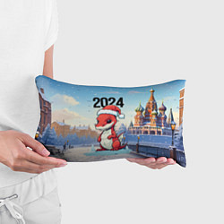 Подушка-антистресс Новогодний дракон 2024, цвет: 3D-принт — фото 2