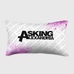 Подушка-антистресс Asking Alexandria rock legends по-горизонтали, цвет: 3D-принт