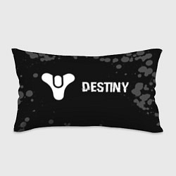 Подушка-антистресс Destiny glitch на темном фоне по-горизонтали, цвет: 3D-принт