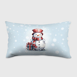 Подушка-антистресс New Years cute snowman, цвет: 3D-принт