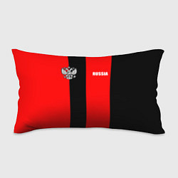 Подушка-антистресс Красный и черный - герб РФ, цвет: 3D-принт