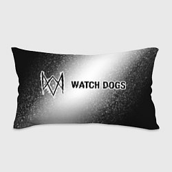 Подушка-антистресс Watch Dogs glitch на светлом фоне по-горизонтали, цвет: 3D-принт