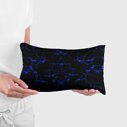 Подушка-антистресс Синие трещины узоры, цвет: 3D-принт — фото 2
