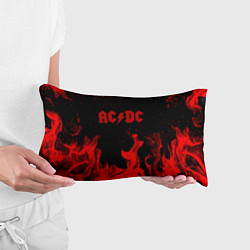 Подушка-антистресс AC DC огненный стиль, цвет: 3D-принт — фото 2