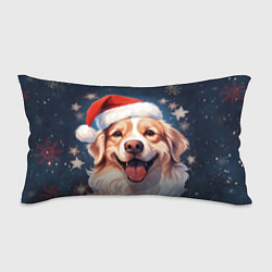 Подушка-антистресс New Years mood from Santa the dog, цвет: 3D-принт