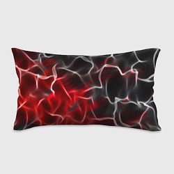 Подушка-антистресс Дым и красные текстуры, цвет: 3D-принт