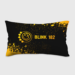 Подушка-антистресс Blink 182 - gold gradient по-горизонтали, цвет: 3D-принт
