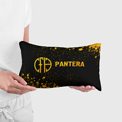 Подушка-антистресс Pantera - gold gradient по-горизонтали, цвет: 3D-принт — фото 2