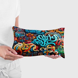 Подушка-антистресс Abstract graffiti - ai art, цвет: 3D-принт — фото 2
