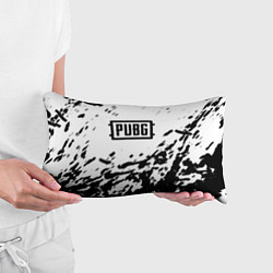 Подушка-антистресс PUBG black color splash game, цвет: 3D-принт — фото 2