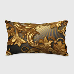 Подушка-антистресс Золотая текстура и абстракции, цвет: 3D-принт